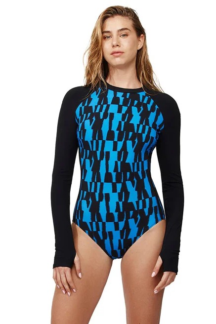 Gottex Free Sport Ocean's Eleven Long Sleeve One Piece